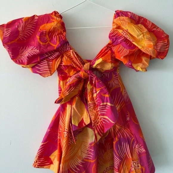 FARM RIO Summer Garden Ombre Mini Dress - Picture 8 of 16